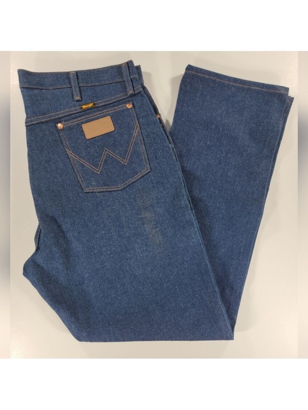 Wrangler Cowboy Cut Jeans Mens 40x32 Original Pro Rodeo Rigid Blue Denim 13MWZ